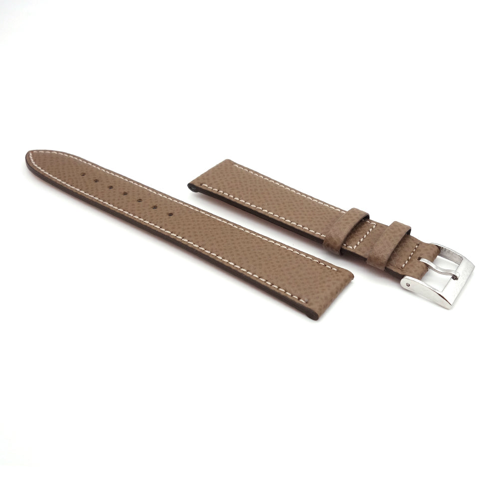 <tc>HAAS Derby French Embossed calf STRAP (Etoupe)</tc>