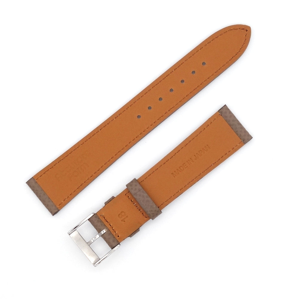 <tc>HAAS Derby French Embossed calf STRAP (Etoupe)</tc>