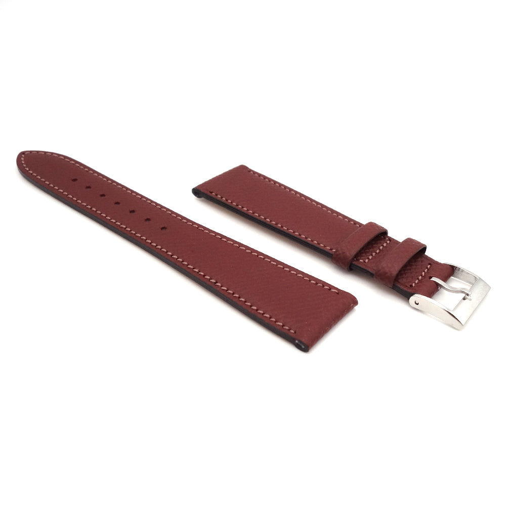 <tc>HAAS Derby French Embossed calf STRAP (Rouge Brick)</tc>