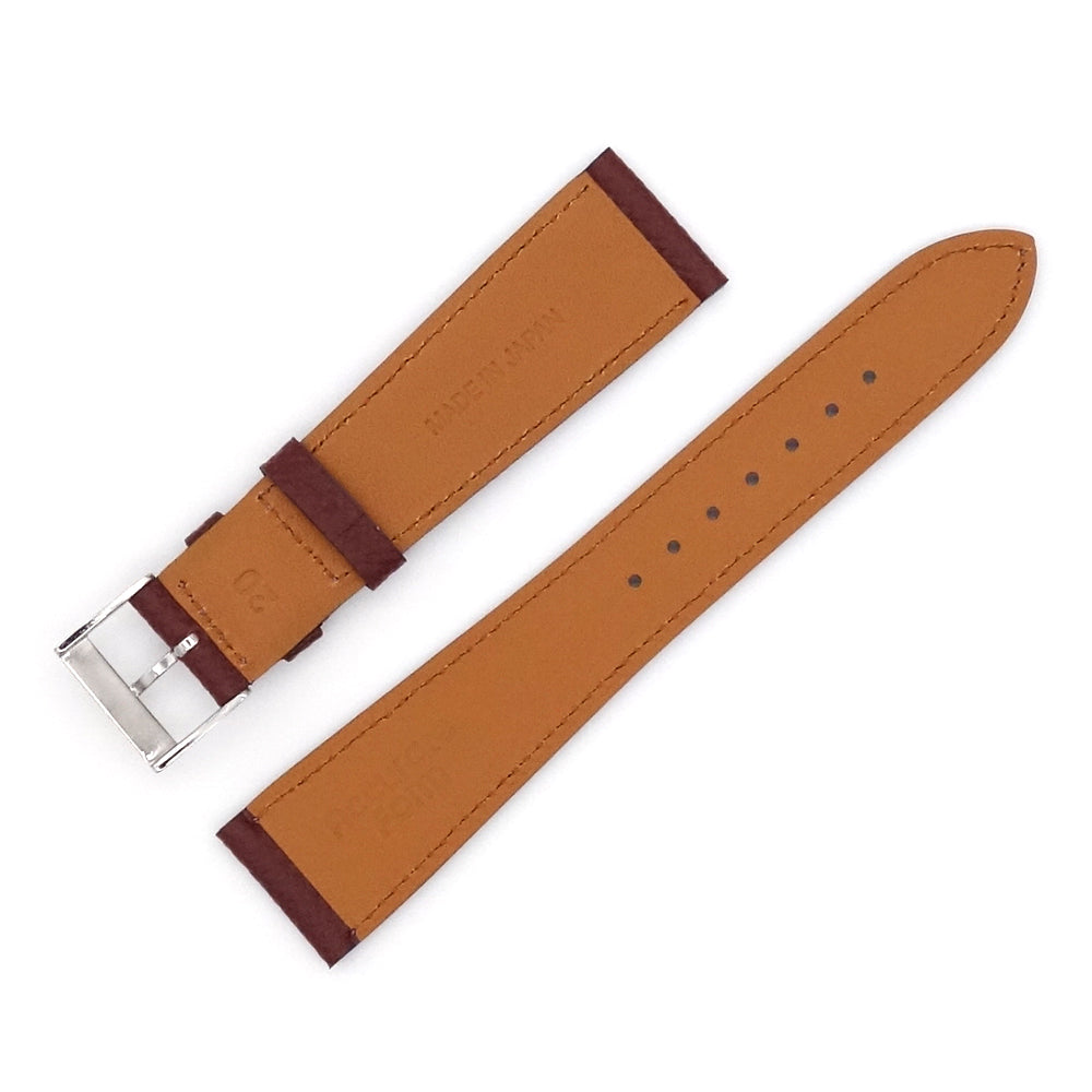 <tc>HAAS Derby French Embossed calf STRAP (Rouge Brick)</tc>