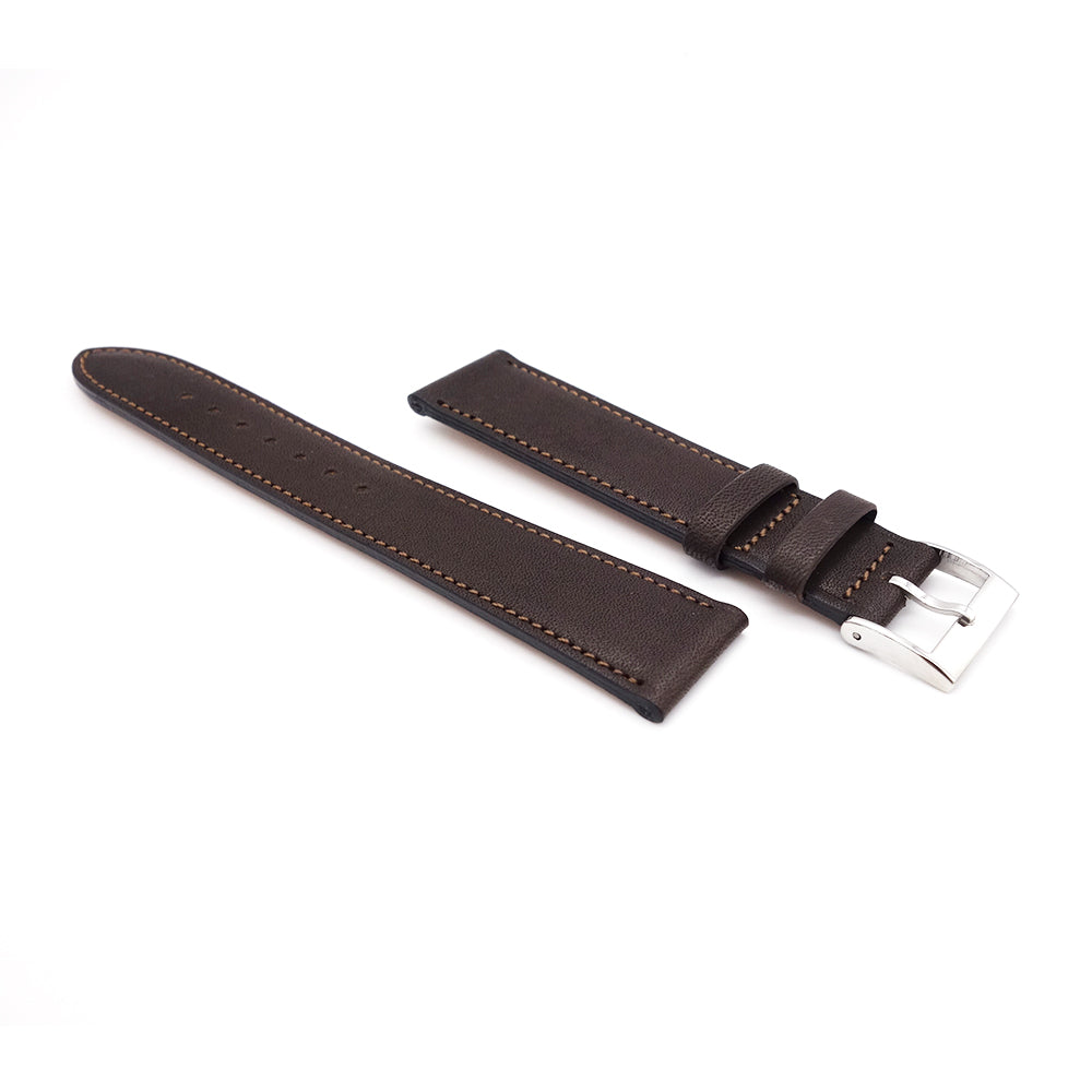 HAAS NOVONAPPA French calf STRAP (Dark Brown)