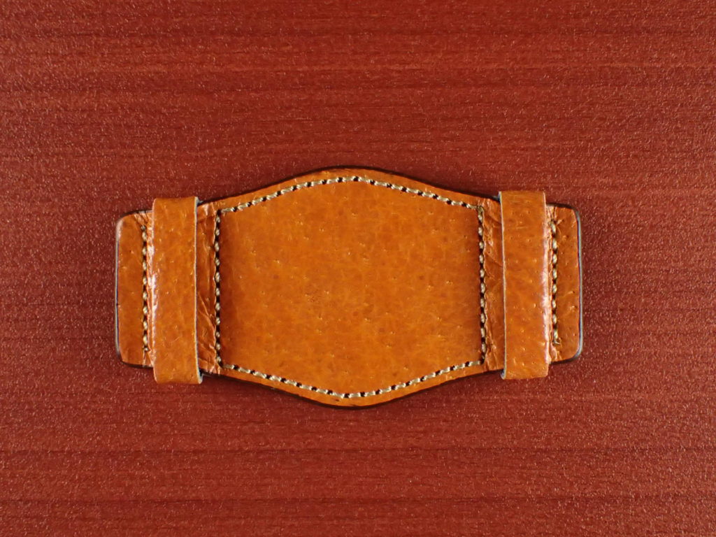 台座 Japanese Pigskin Leather(Gold Brown)