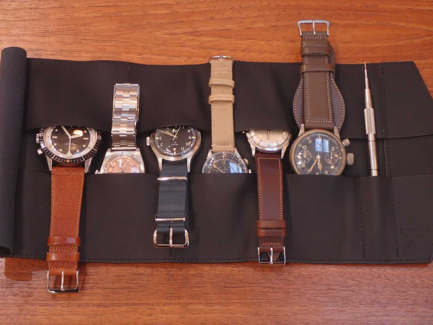 SUNOHARA SEISAKUSYO x Accurate Form Mobile Watch Case HAAS Derby(Black)