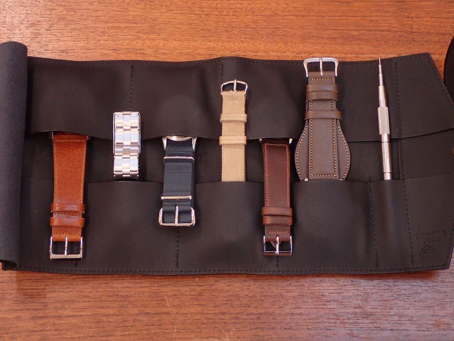 SUNOHARA SEISAKUSYO x Accurate Form Mobile Watch Case HAAS Derby(Black)