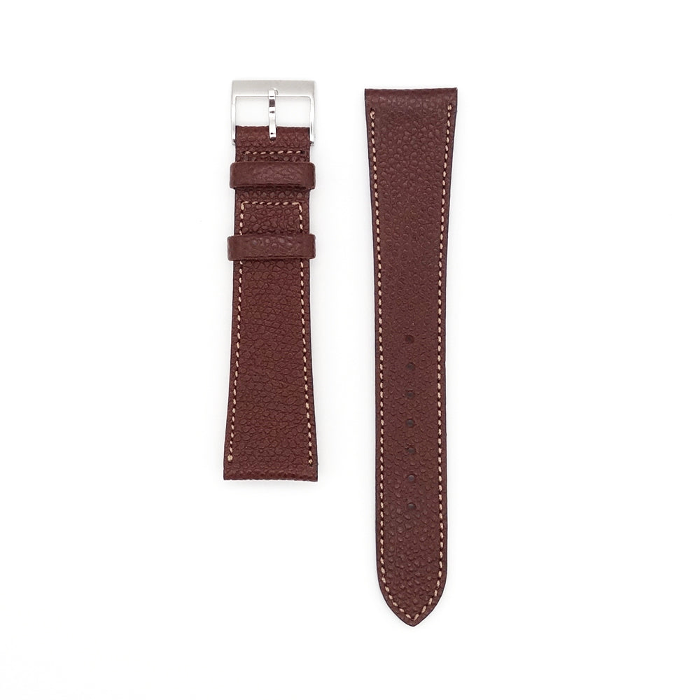 <tc>DEGERMANN DAUPHIN Embossed calf STRAP (Marron)</tc>