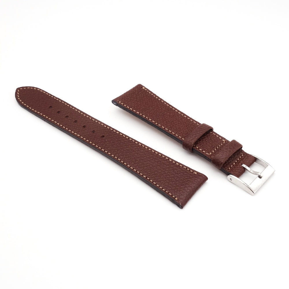 <tc>DEGERMANN DAUPHIN Embossed calf STRAP (Marron)</tc>