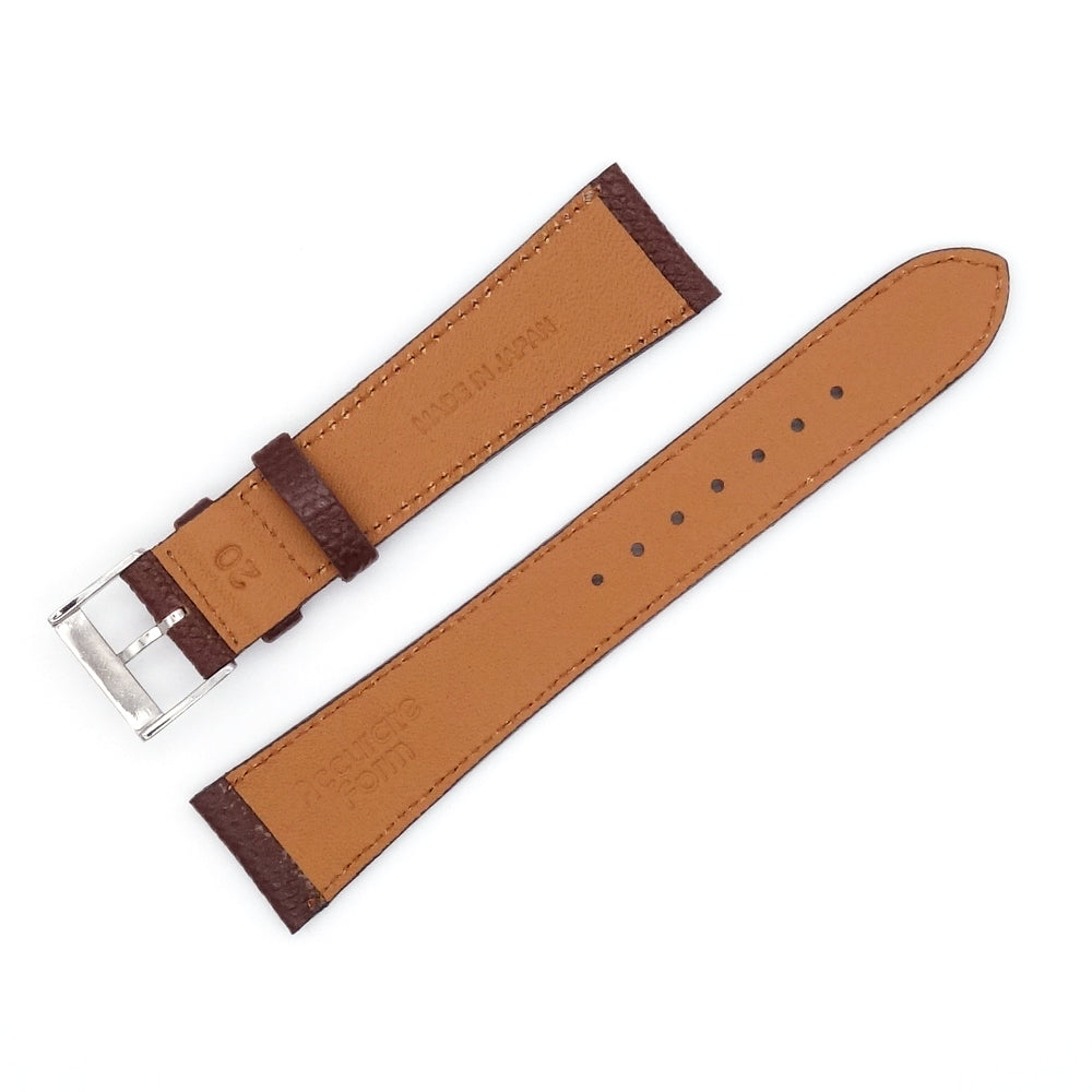 DEGERMANN DAUPHIN Embossed calf STRAP (Marron)