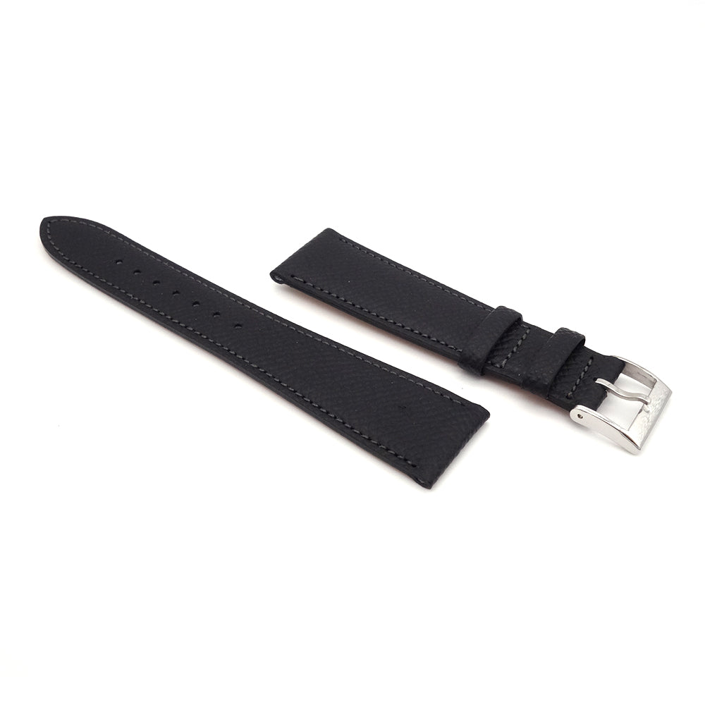 <tc>HAAS Derby French Embossed calf STRAP (Black)</tc>