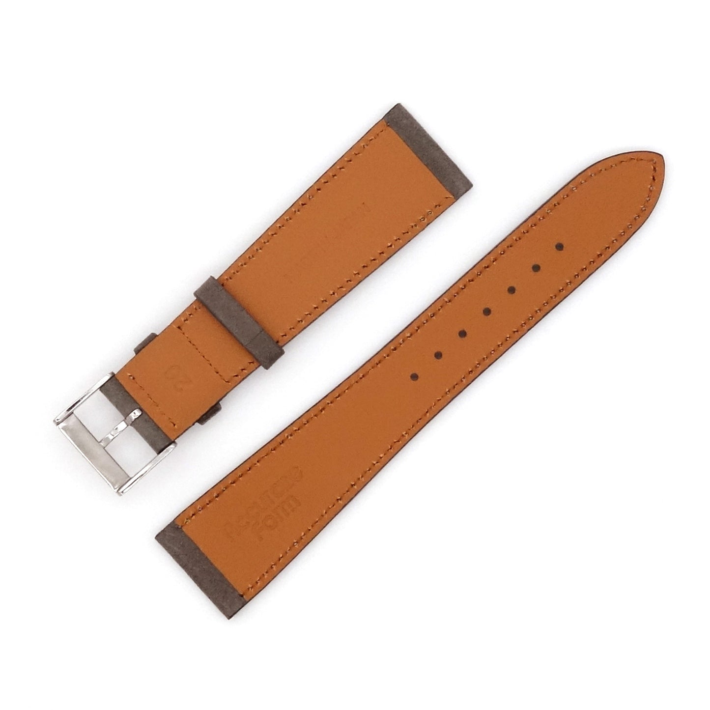 Rémy Carriat GOCHOKI French Nubuck strap (Warm Gray)