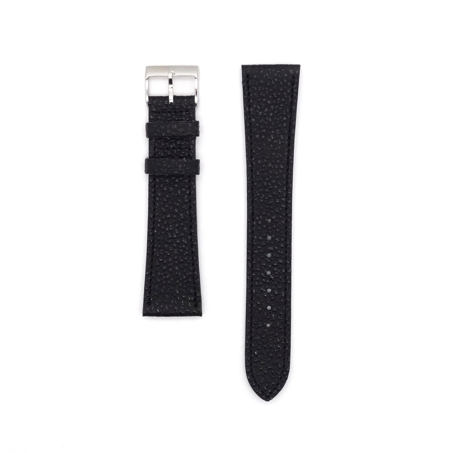 <tc>HIMEJI KUROZAN Japanese Cowhide LEATHER STRAP(Black)</tc>