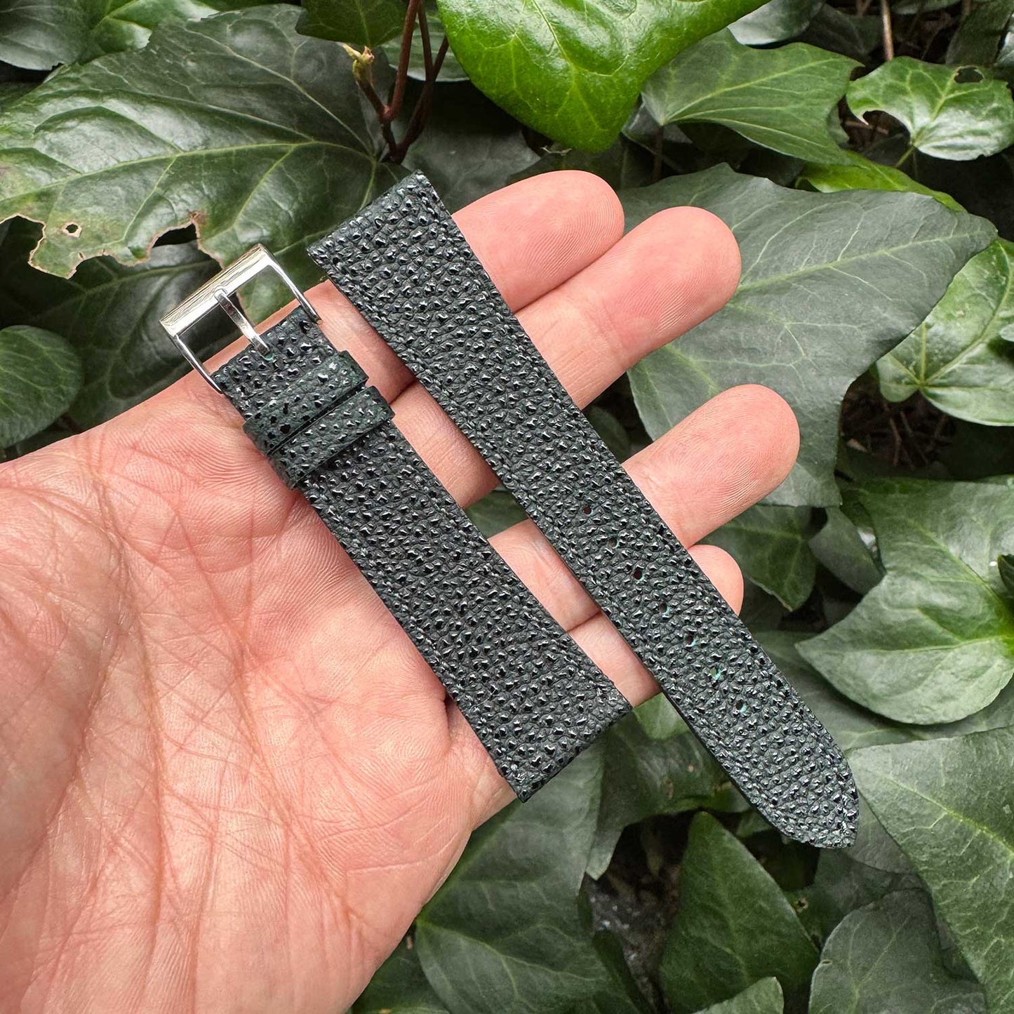 HIMEJI KUROZAN Japanese Cowhide LEATHER STRAP (翠/Green)