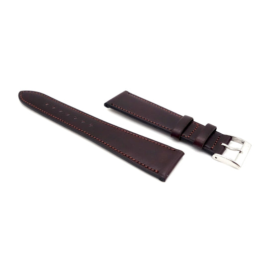 <tc>ILCEA Radica Museum calf Leather Strap (Bordeaux)
</tc>