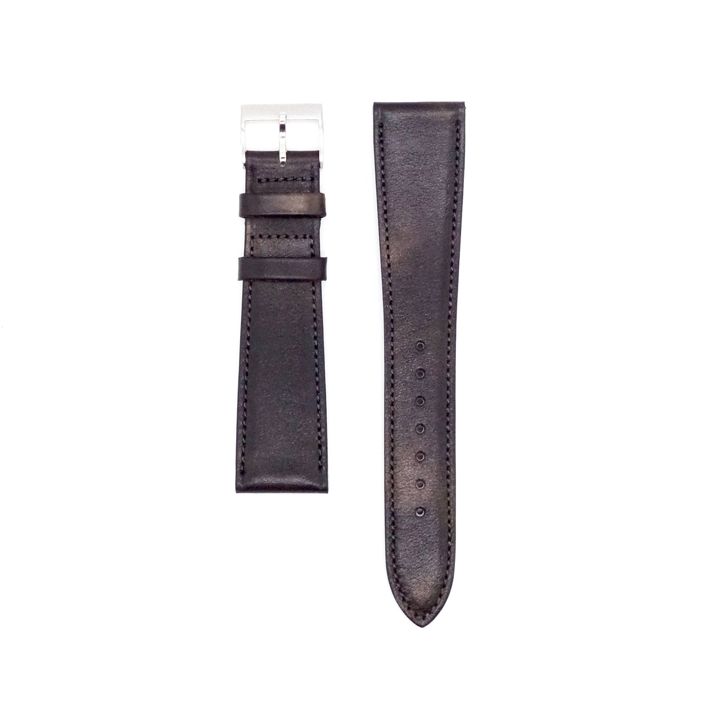 <tc>ILCEA Radica Museum calf Leather Strap (Gray)
</tc>