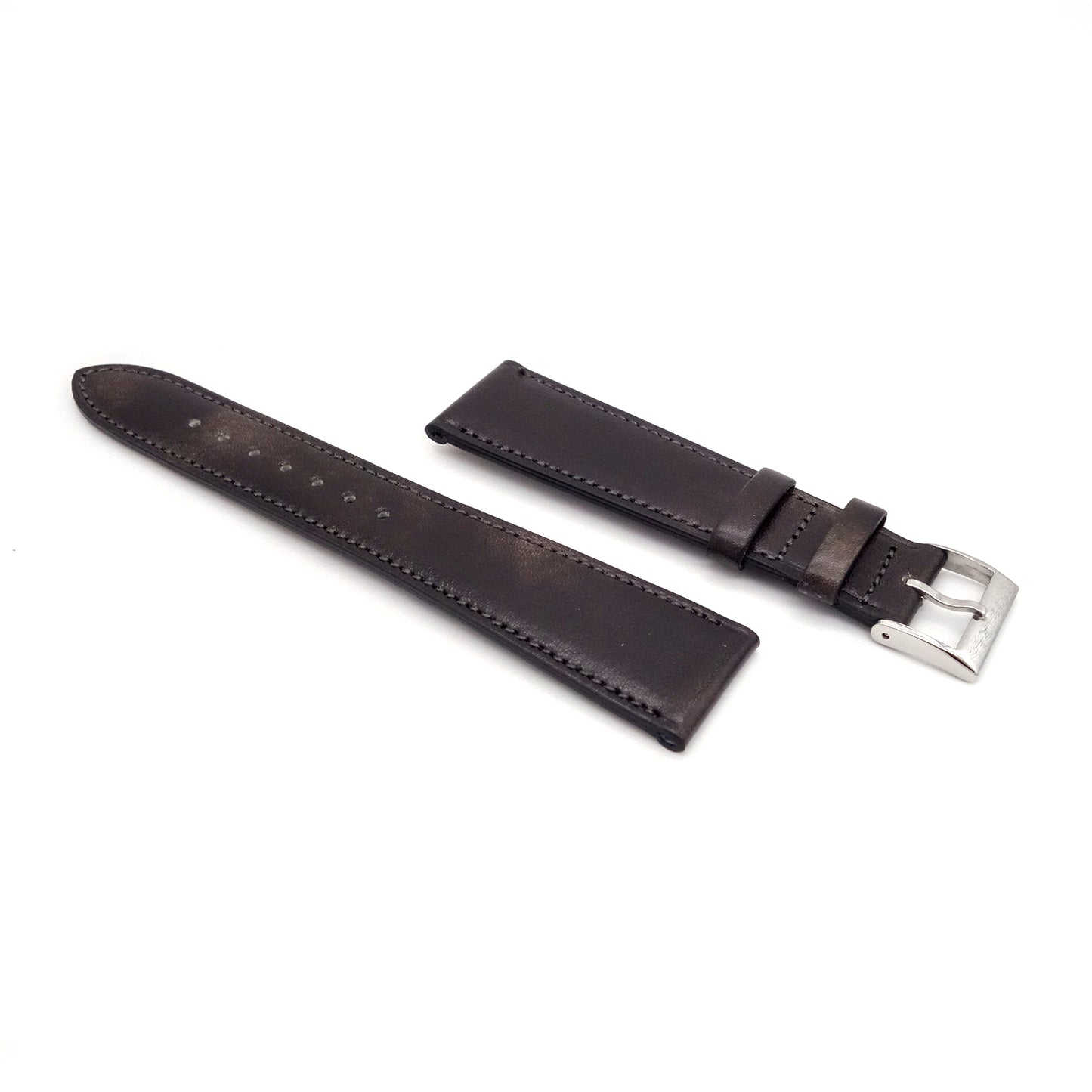 <tc>ILCEA Radica Museum calf Leather Strap (Gray)
</tc>