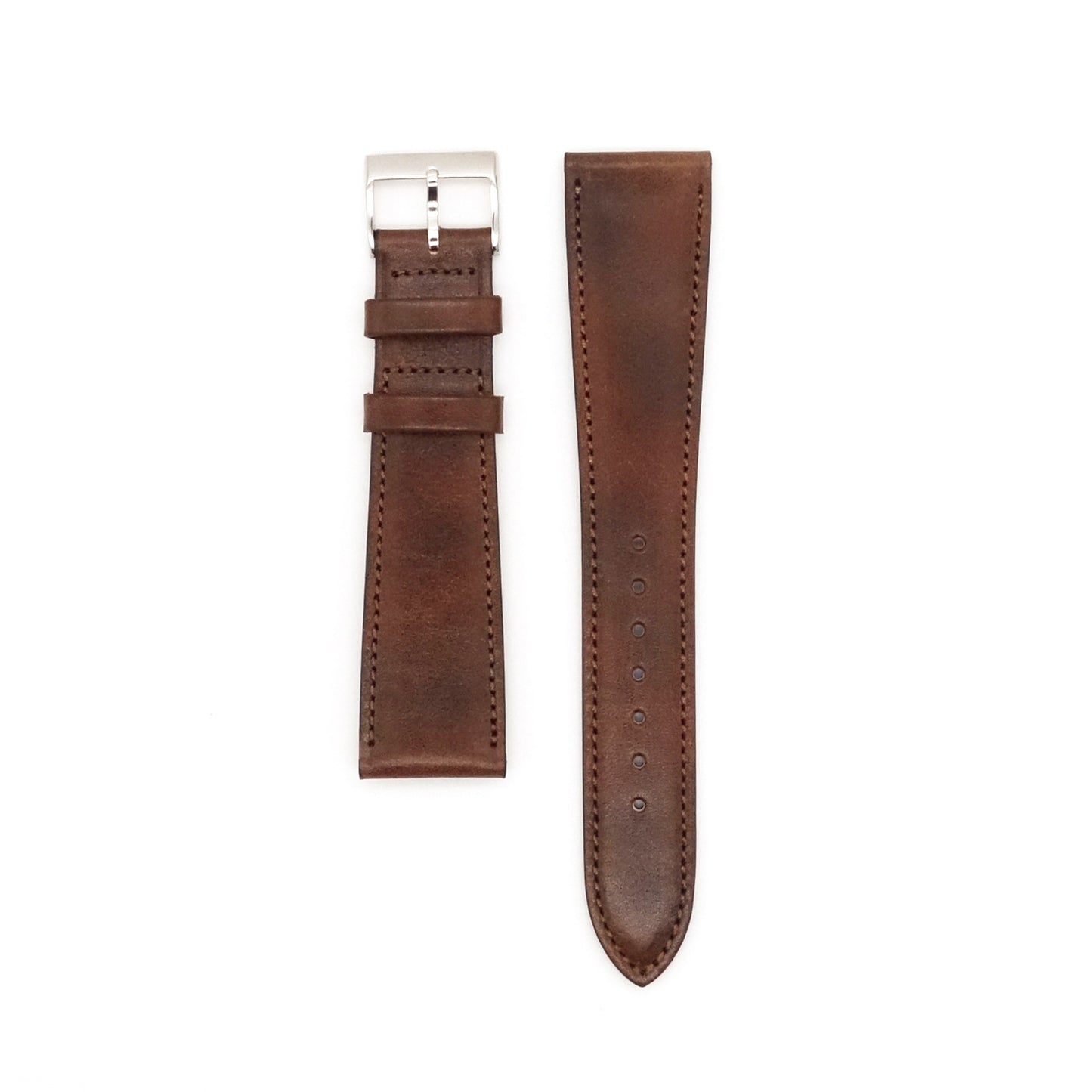 ILCEA Radica Museum calf Leather Strap (Light Brown)