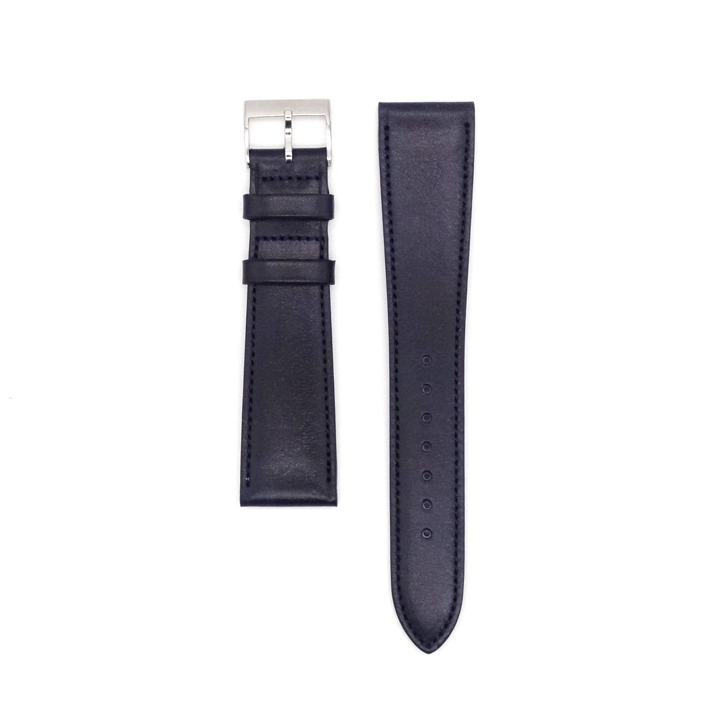 <tc>ILCEA Radica Museum calf Leather Strap (Navy)
</tc>