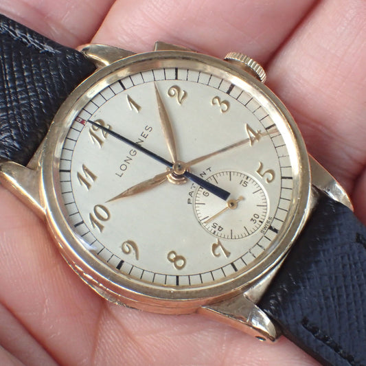 ALRAN Saffian Embossed Goat Leather strap (Black)