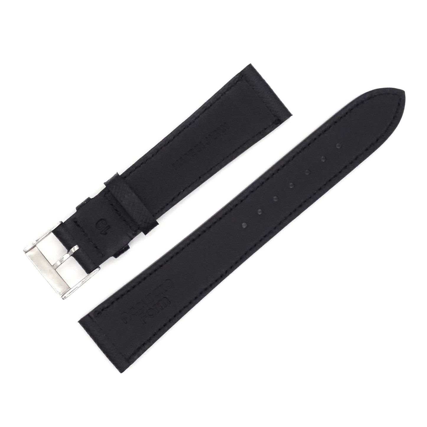 ALRAN Saffian Embossed Goat Leather strap (Black)