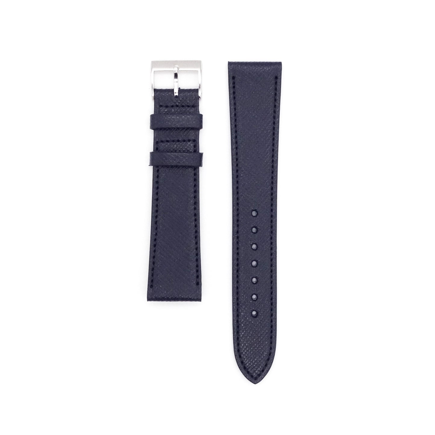 ALRAN Saffian Embossed Goat Leather strap (Indigo)
