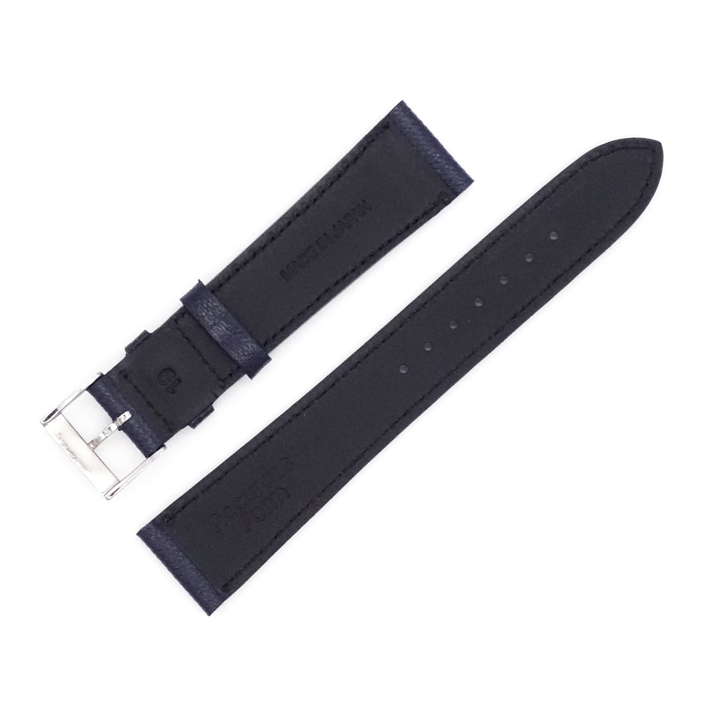 ALRAN Saffian Embossed Goat Leather strap (Indigo)