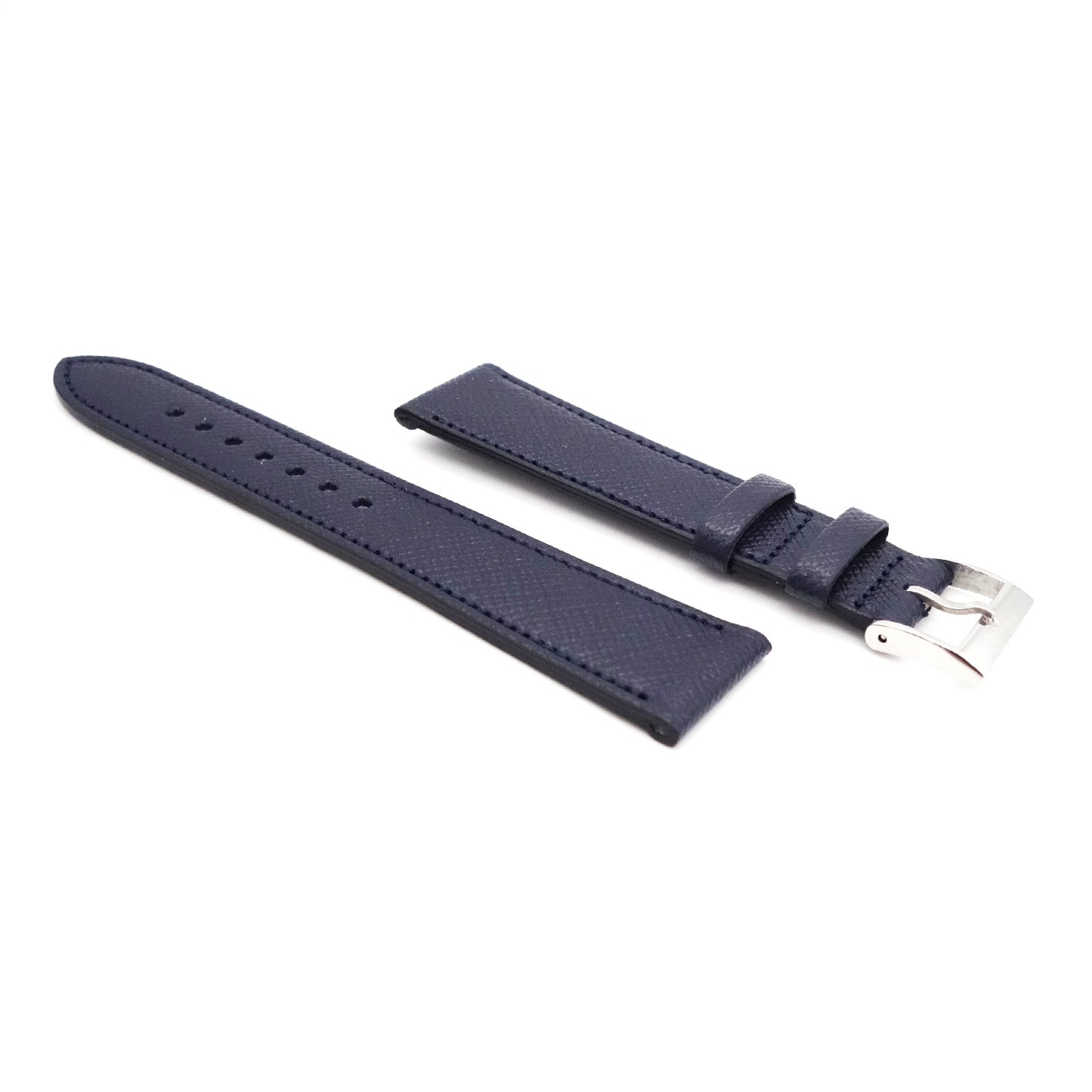 ALRAN Saffian Embossed Goat Leather strap (Indigo)