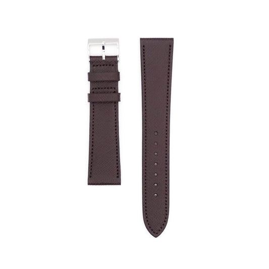 ALRAN Saffian Embossed Goat Leather strap (Marron)