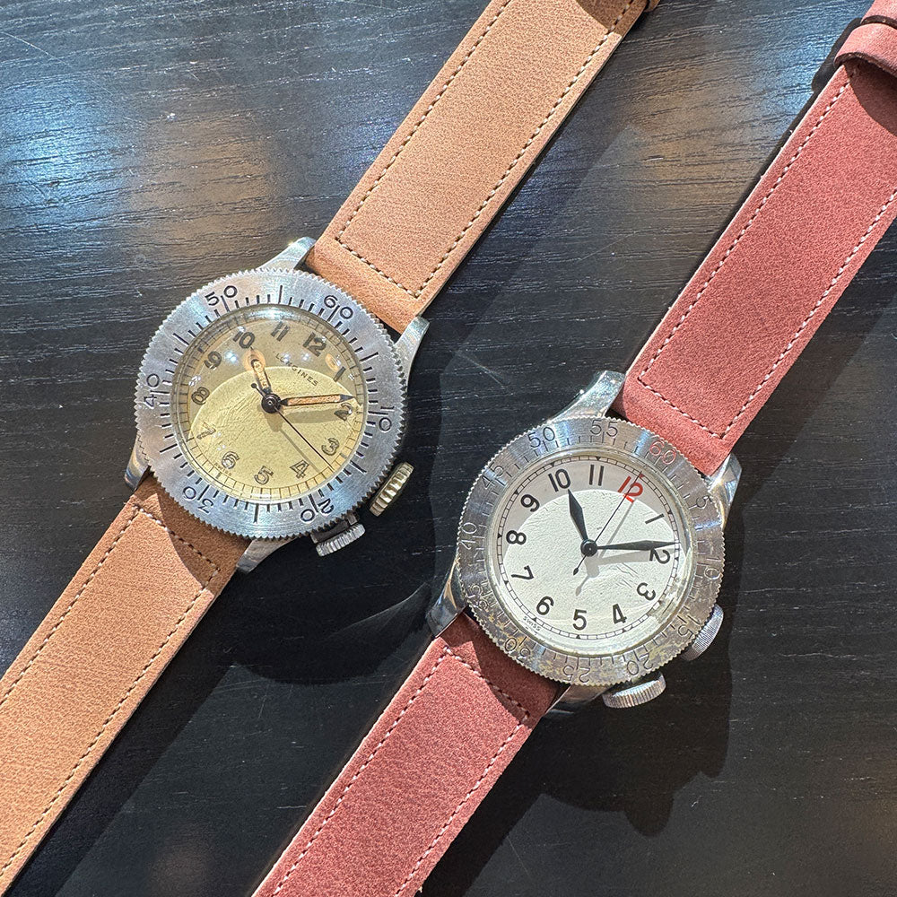 TEMPESTI TEXAS Bends Leather Strap (Red Brown)