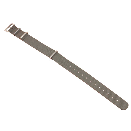N.O.S. 1970s Vintage NATO Nylon Belt Admiralty Gray 18mm