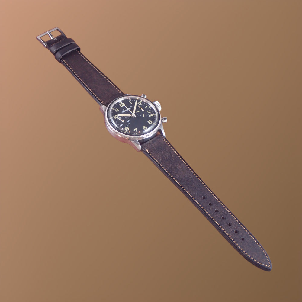 Virgilio VIVIDO Shoulder leather strap (Dark Brown)