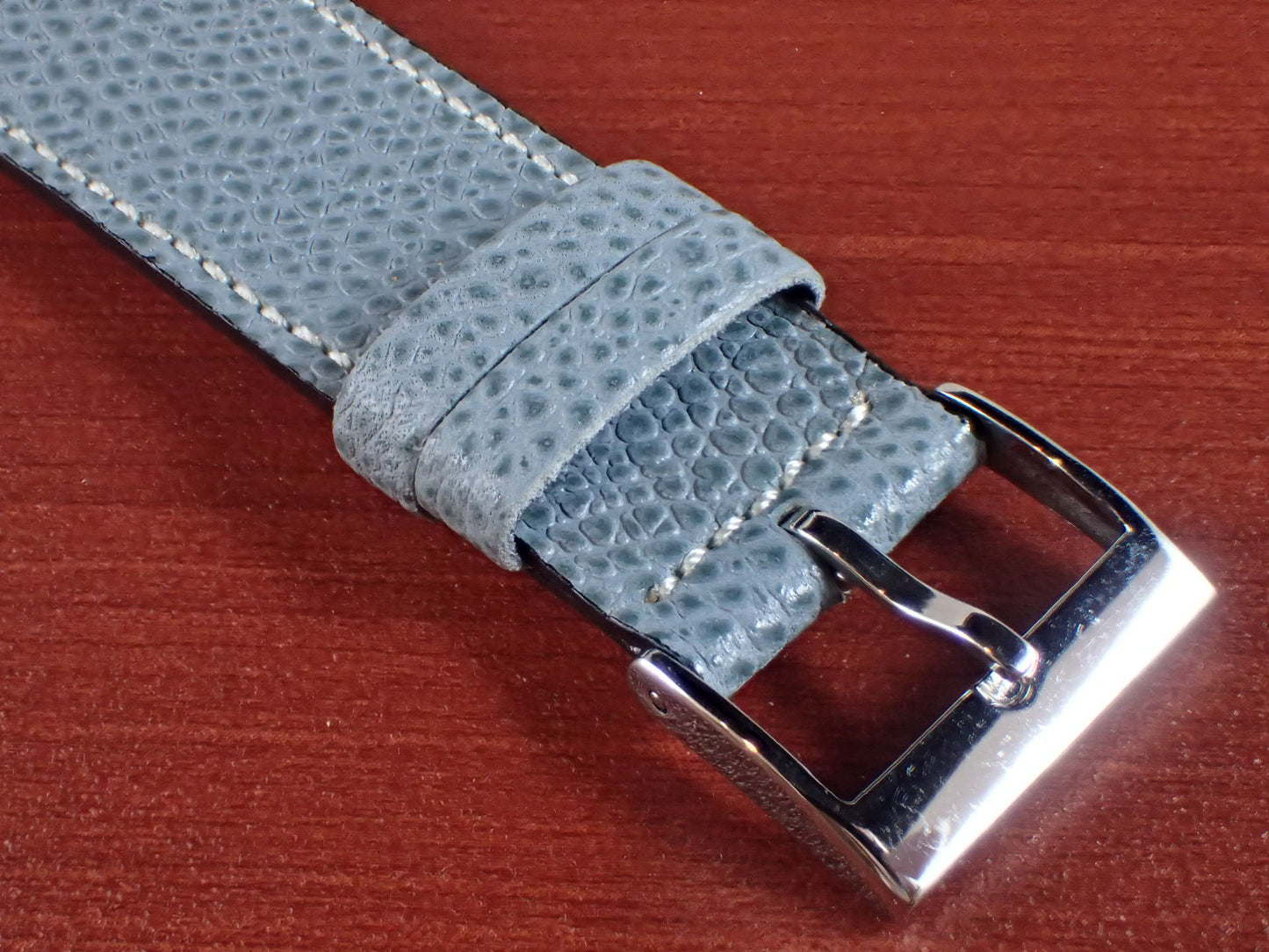 DEGERMANN DAUPHIN Embossed calf STRAP (Powder Blue)