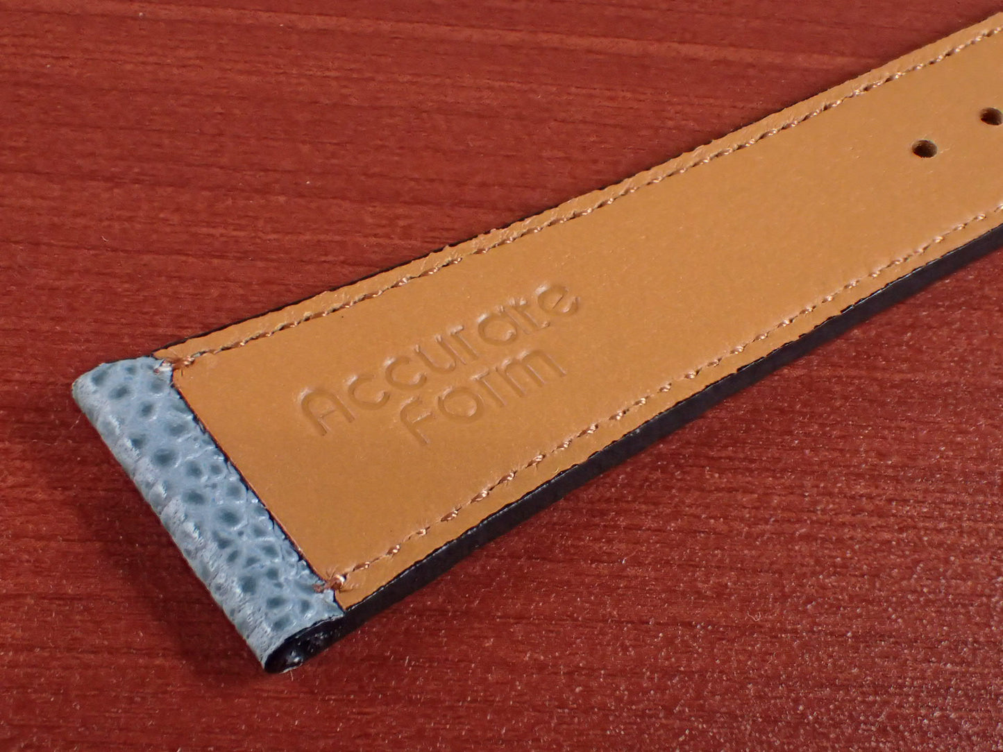 DEGERMANN DAUPHIN Embossed calf STRAP (Powder Blue)