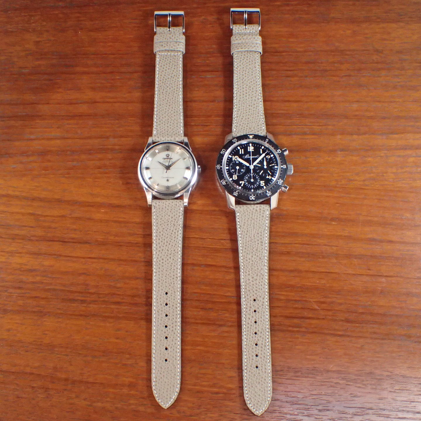 <tc>DEGERMANN DAUPHIN Embossed calf STRAP (Oyster Gray)</tc>