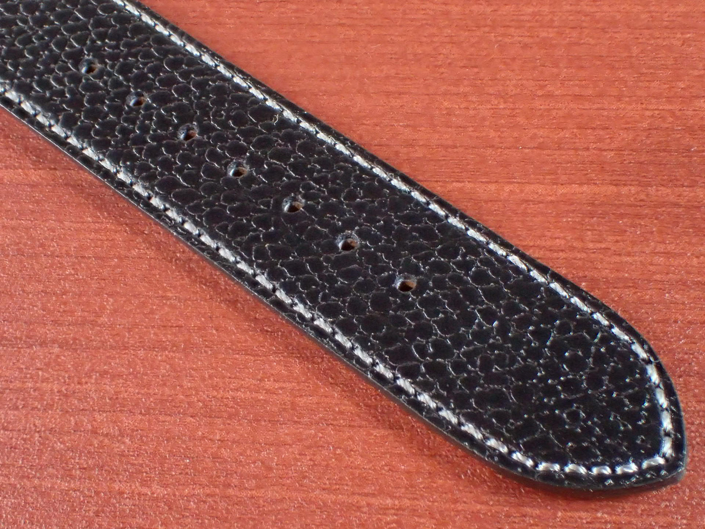 DEGERMANN DAUPHIN Embossed calf STRAP (Black)