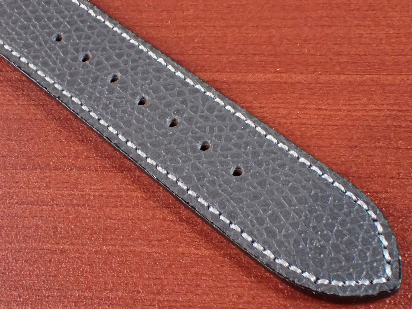 DEGERMANN DAUPHIN Embossed calf STRAP (Dark Gray)