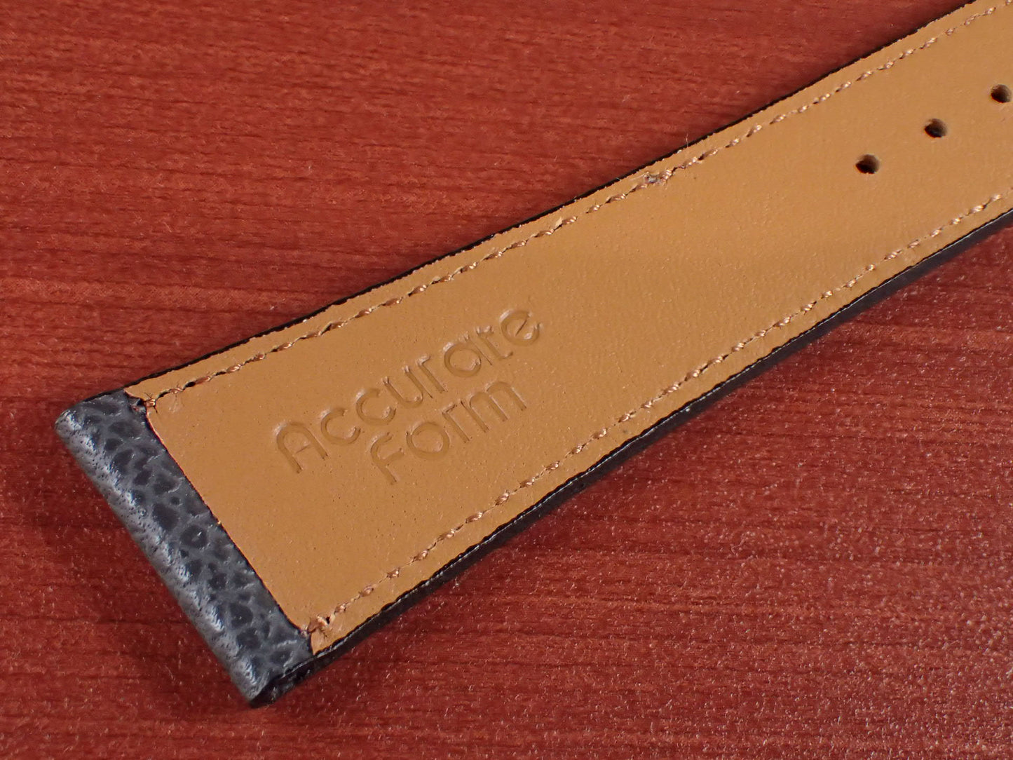 DEGERMANN DAUPHIN Embossed calf STRAP (Dark Gray)