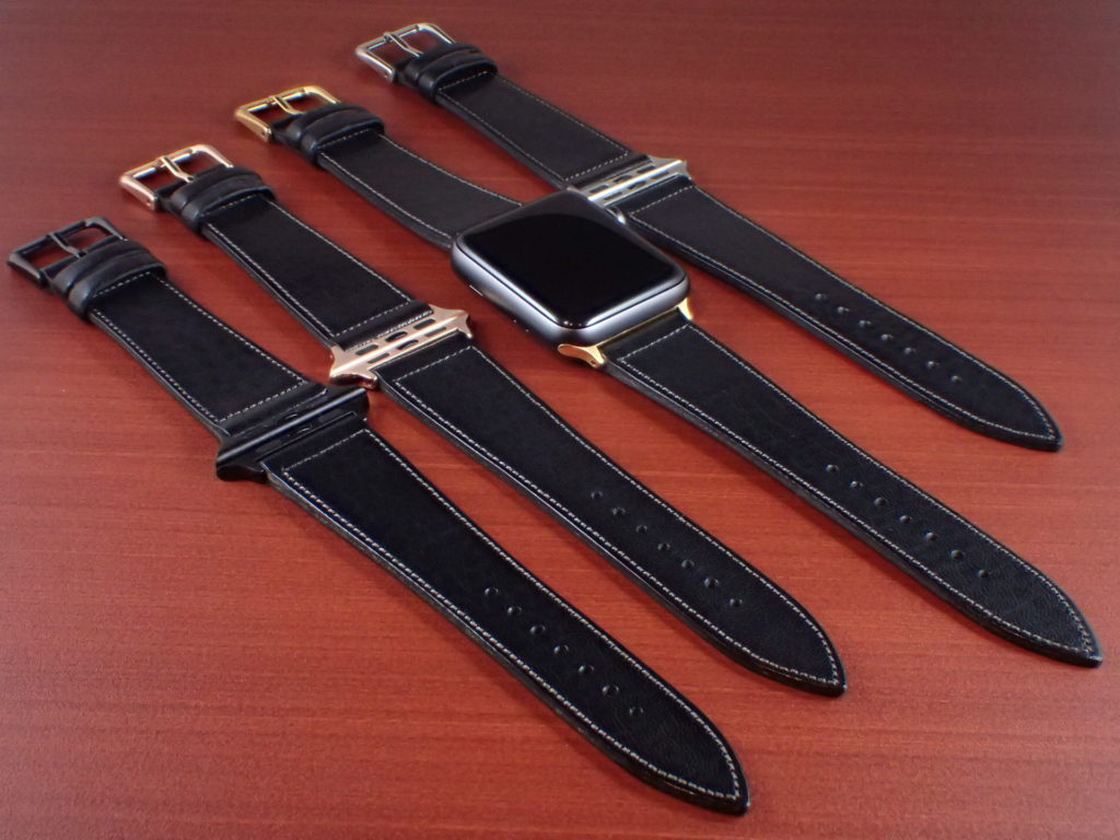 JAPANESE COWHIDE LEATHER for Apple Watch (black)
