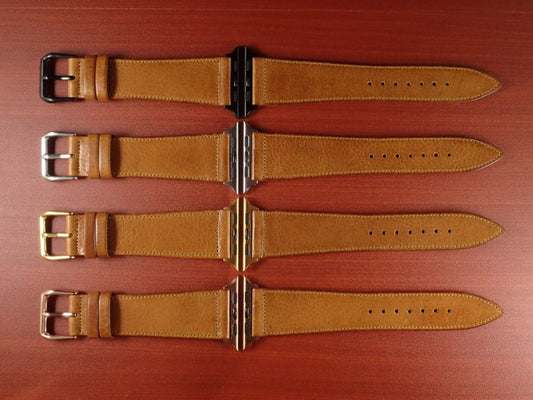 JAPANESE COWHIDE LEATHER for Apple Watch (Brown)