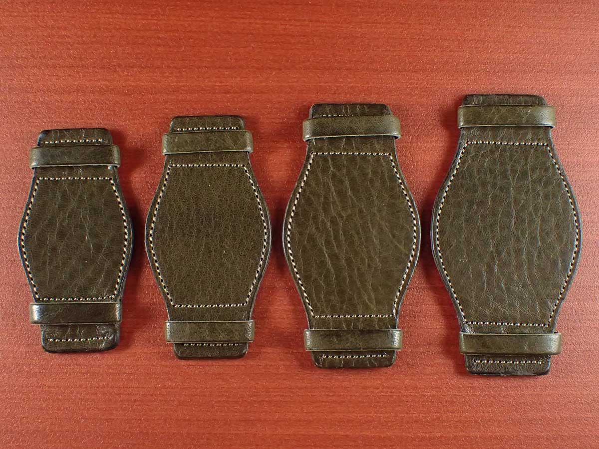 <tc>Leather Pad JAPANESE COWHIDE LEATHER (olive)</tc>