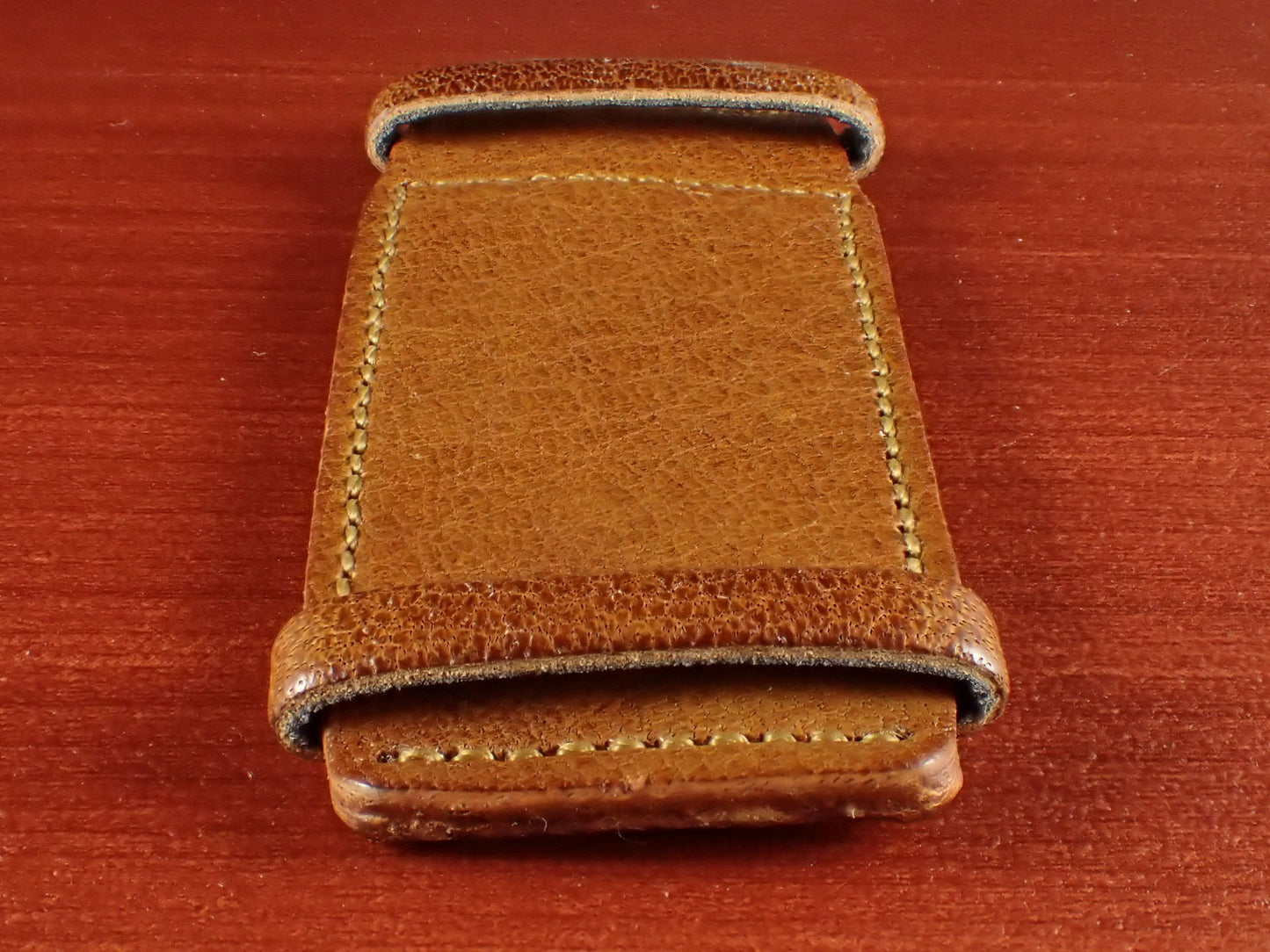 <tc>Leather Pad JAPANESE COWHIDE LEATHER for Rectangular Watch (Brown)</tc>