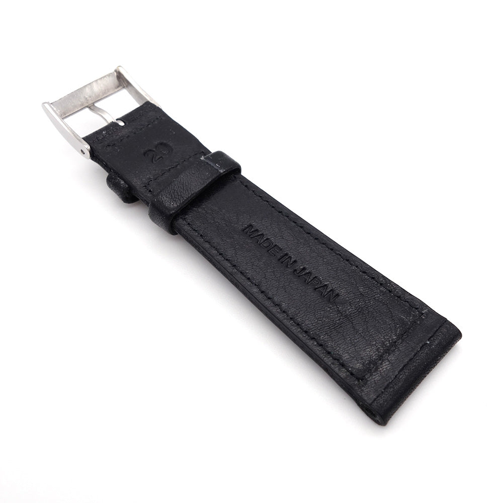 JAPANESE COWHIDE LEATHER STRAP (black)