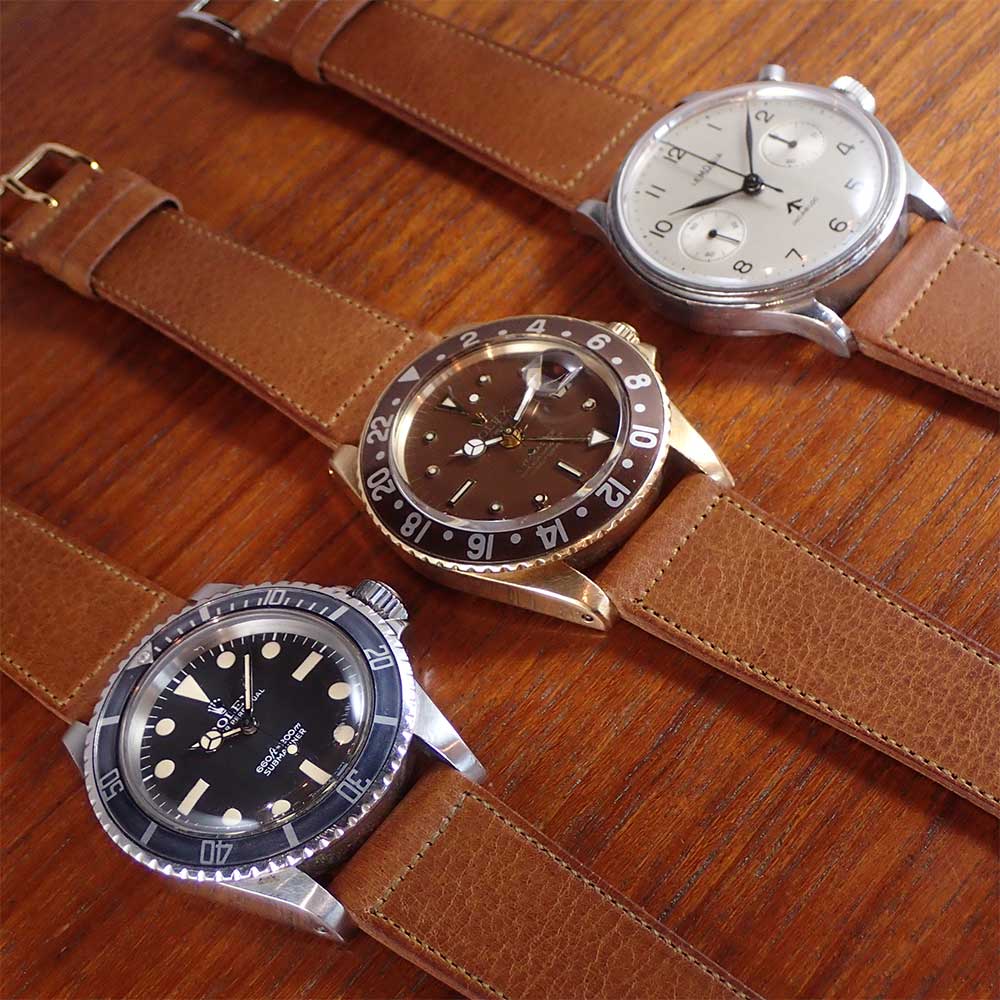 JAPANESE COWHIDE LEATHER STRAP (brown)