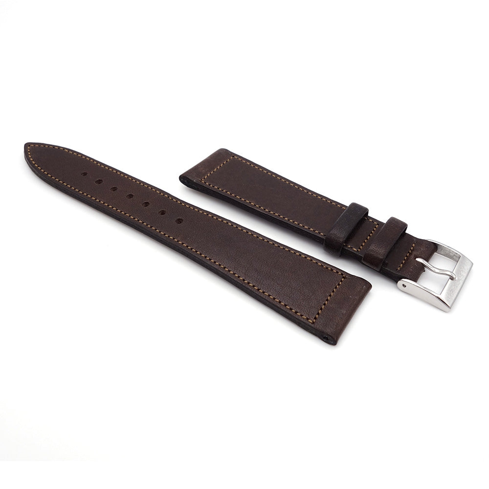 JAPANESE COWHIDE LEATHER STRAP (dark brown)