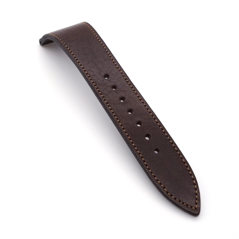 JAPANESE COWHIDE LEATHER STRAP (dark brown)
