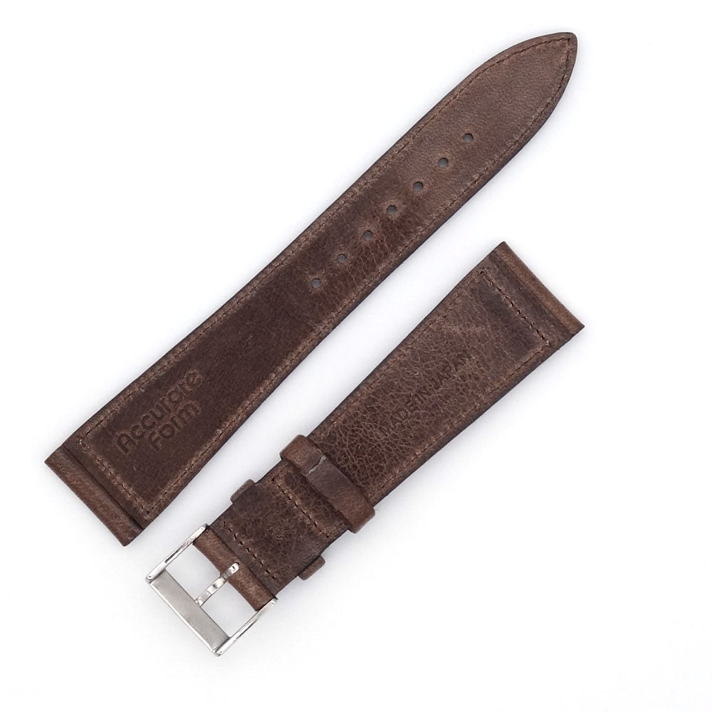 JAPANESE COWHIDE LEATHER STRAP (gray brown)