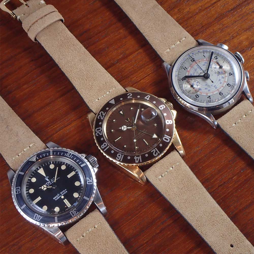 【Charles.F.Stead】KUDU 一文字ステッチ(ベージュ)