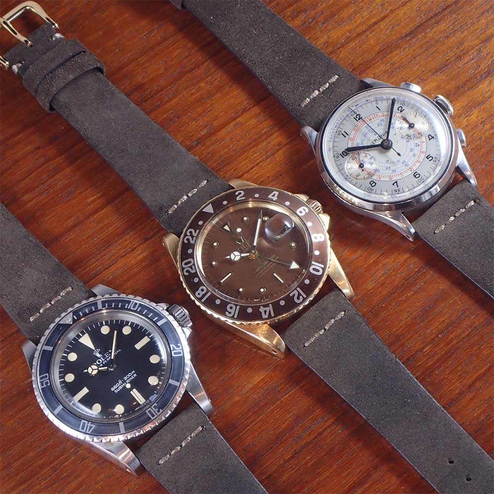 【Charles.F.Stead】KUDU 一文字ステッチ(ダークブラウン)