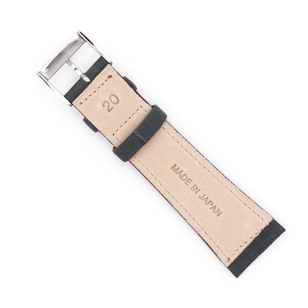 【TURGUT】NUBUCK Queen strap(Green Gray)