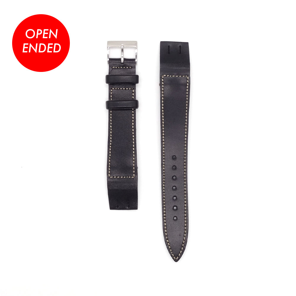 HORWEEN CHROMEXCEL OPEN ENDED STRAP (BLACK)