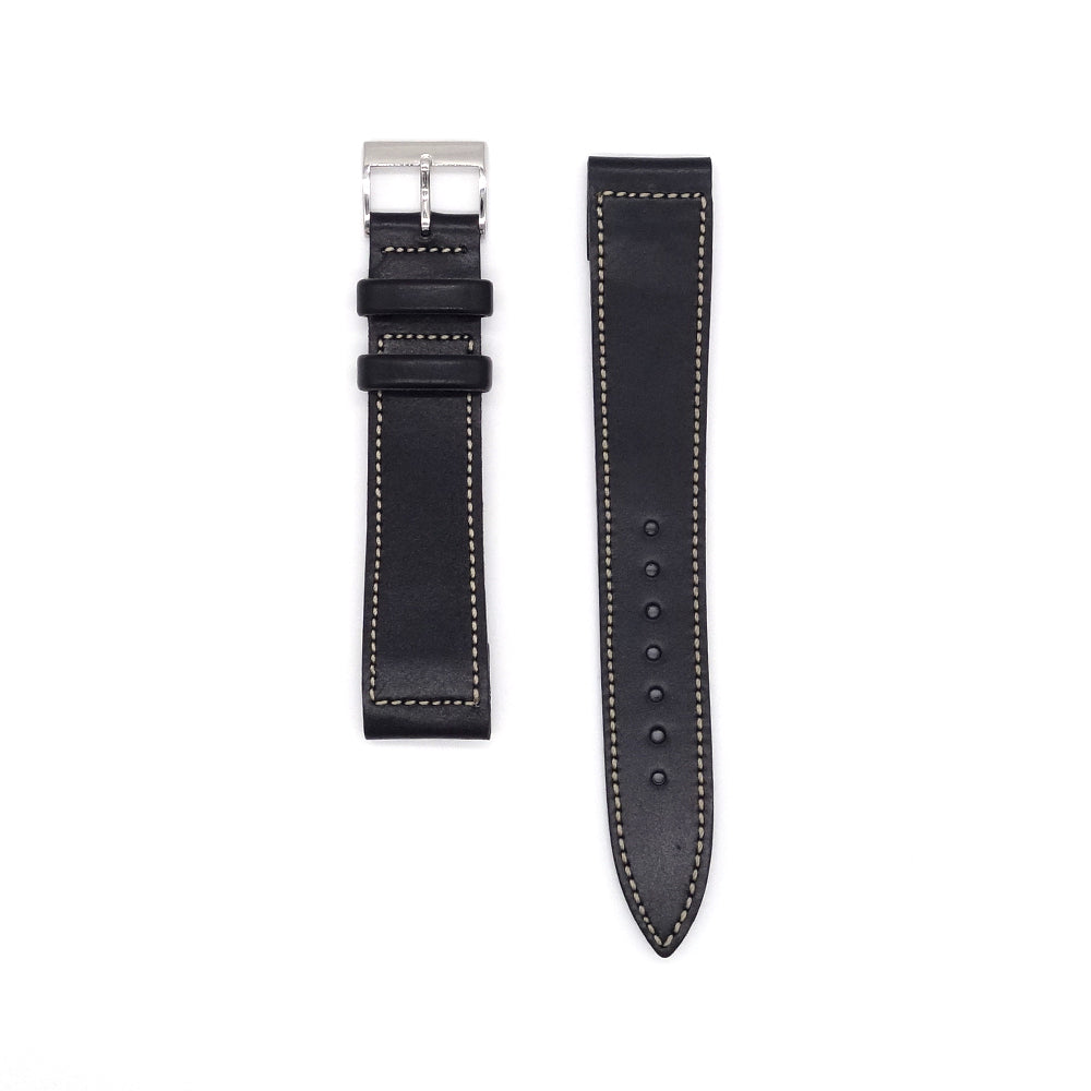 HORWEEN CHROMEXCEL OPEN ENDED STRAP (BLACK)