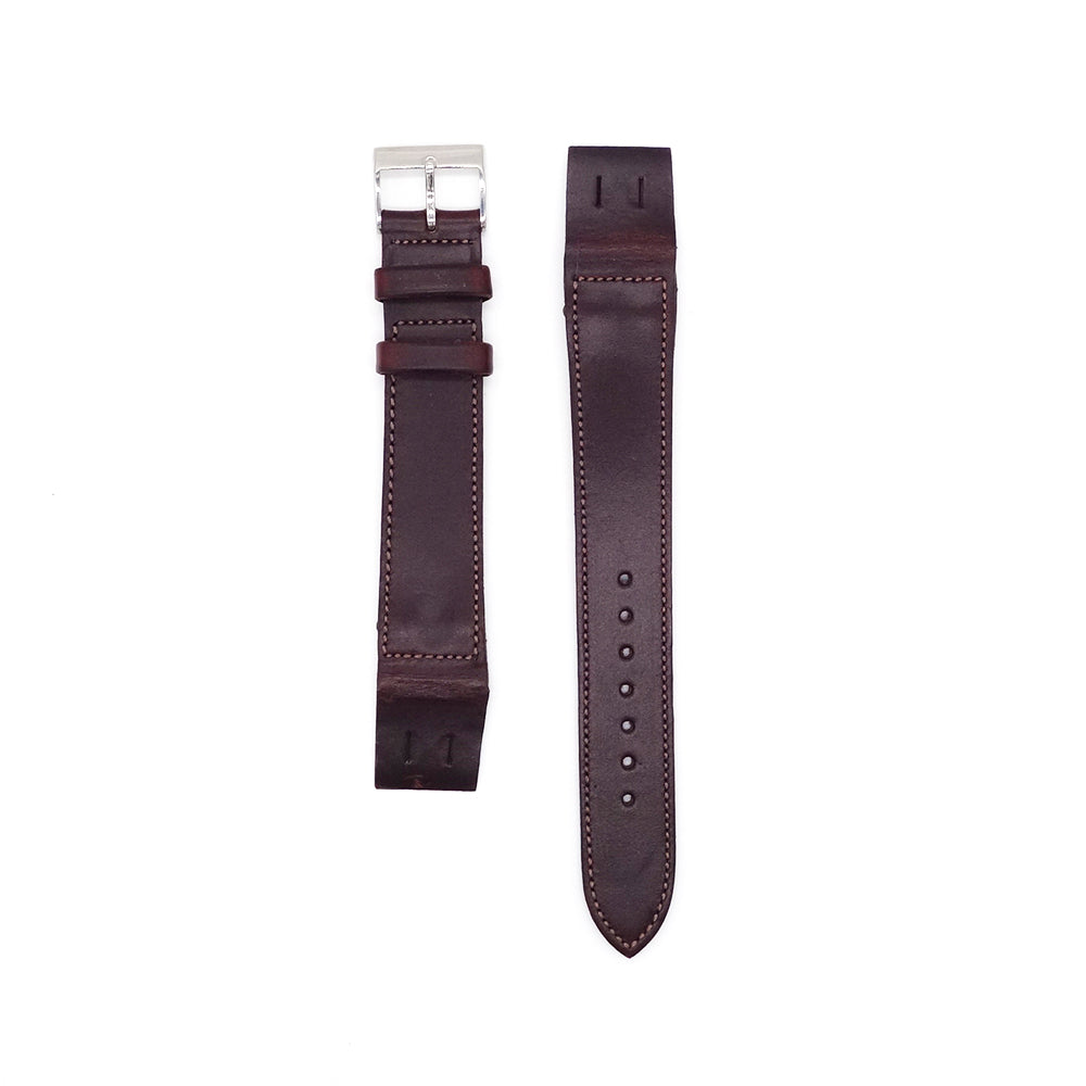 HORWEEN CHROMEXCEL OPEN ENDED STRAP (Burgundy)